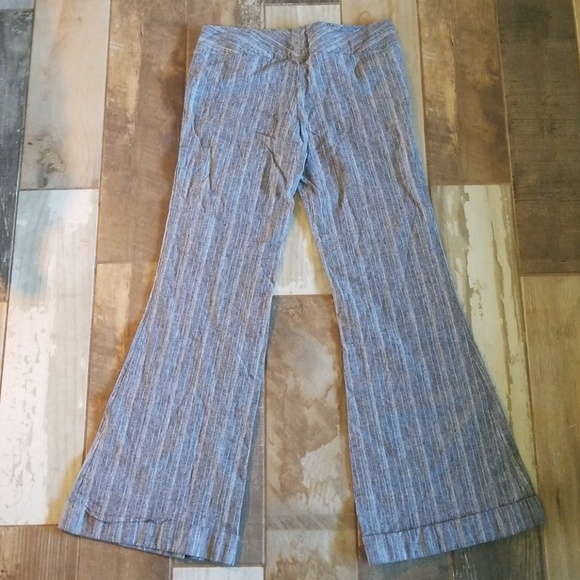 Grey striped bell bottoms - Picture 4 of 4